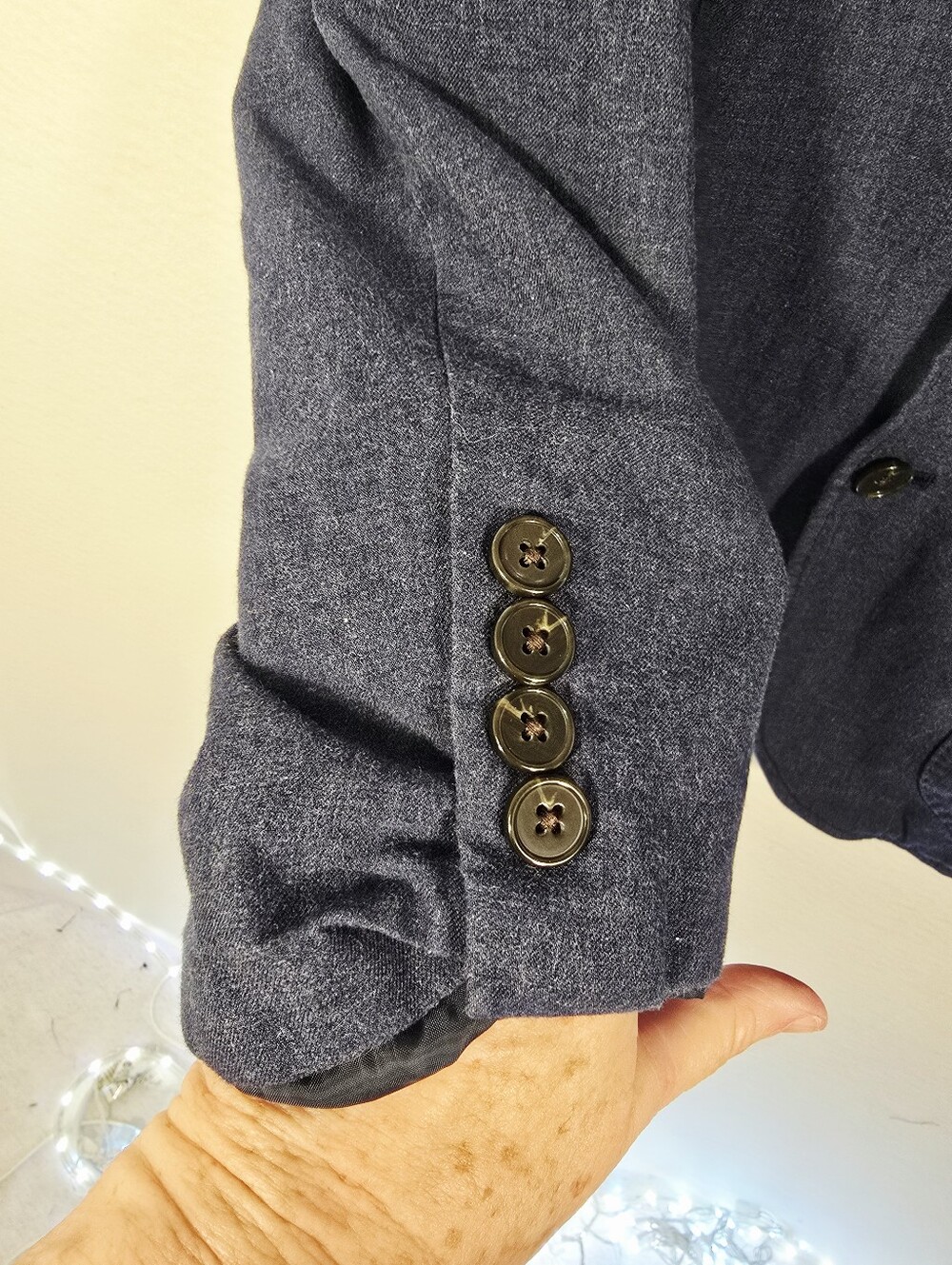 J.crew ThompsonCotton Blue 2 Button 5 Pocket Lightweight Chambray Blazer Mens 38 - Picture 4 of 16